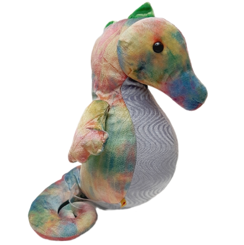 🍒 BAB Build-A-Bear Seahorse Tie-Dye Rainbow Plush Soft Kids Toy